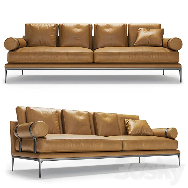 B & B Italia Atoll sofa 3D Model