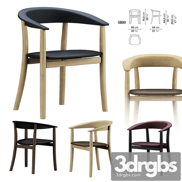 B & b italia belle chair 2 3D Model Free