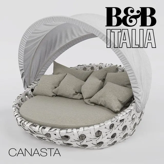 B & B Italia Canasta CN160P1C 3D Model