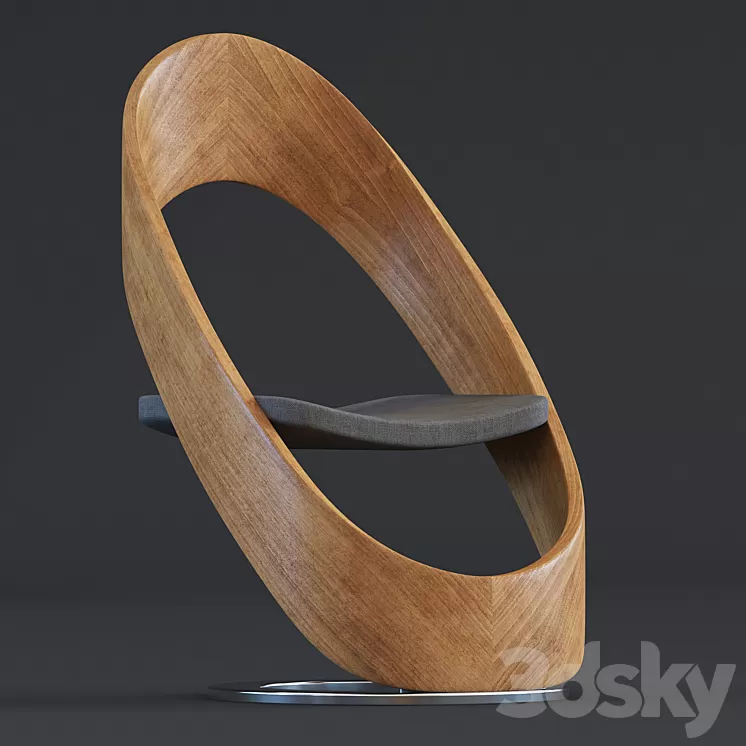 b & b italia chair 3D Model