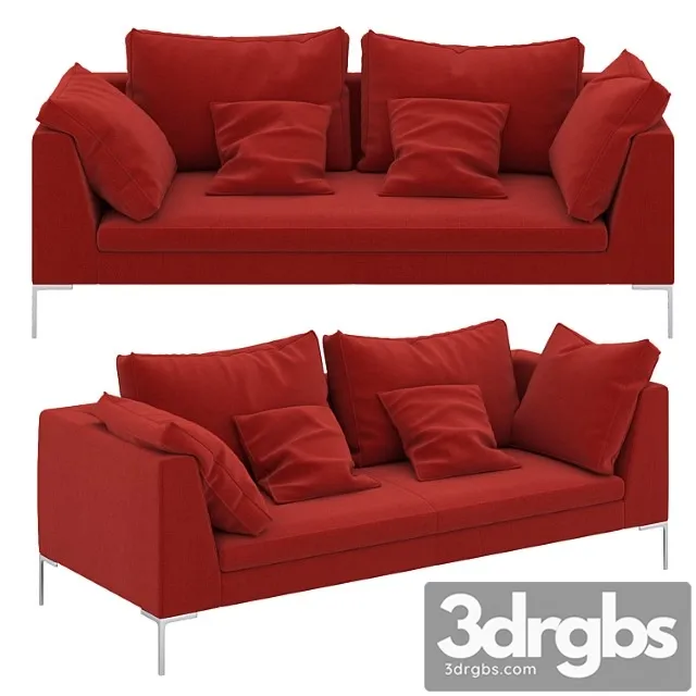 B B Italia Charles 20 3D Model Free