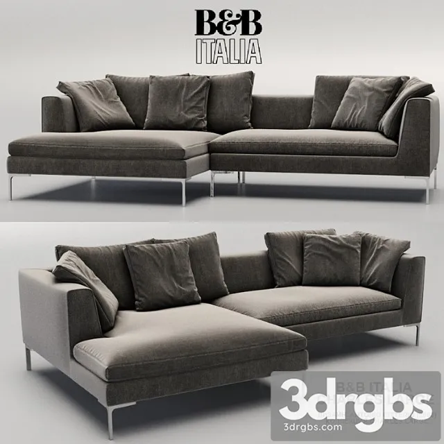 B B Italia Charles Large 2003 3D Model Free