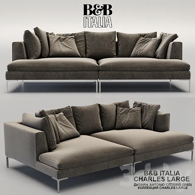 B & B Italia CHARLES LARGE 3DModel