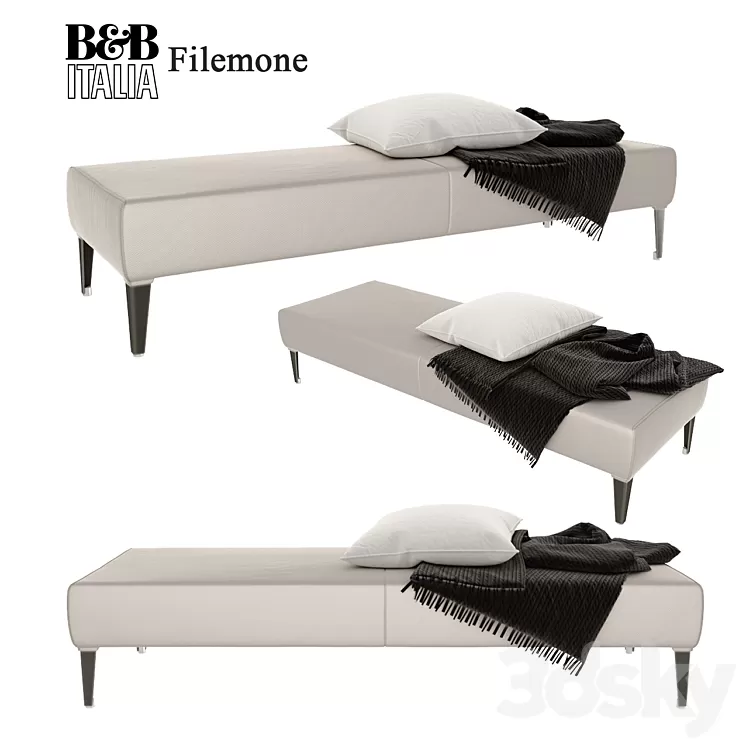 B & B ITALIA FILEMONE 3D Model