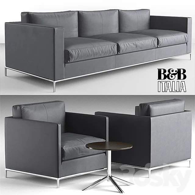 B & B Italia George sofa 3DModel