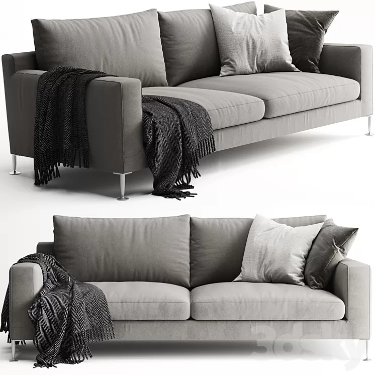 B & B Italia Harry Sofa 3D Model