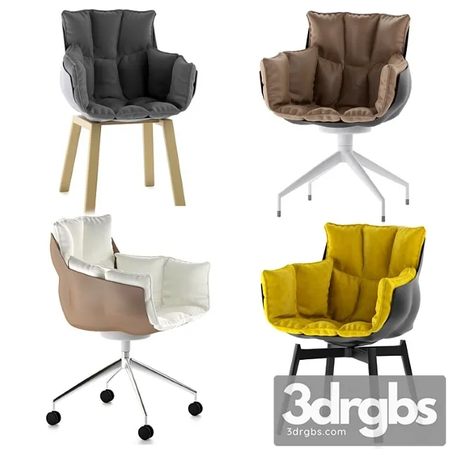 B B Italia Husk Chairs 3D Model Free