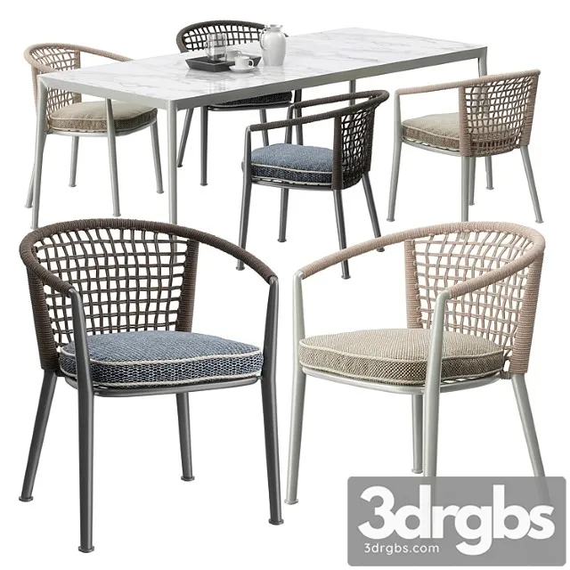 B & b italia outdoor erica & 2 3D Model Free