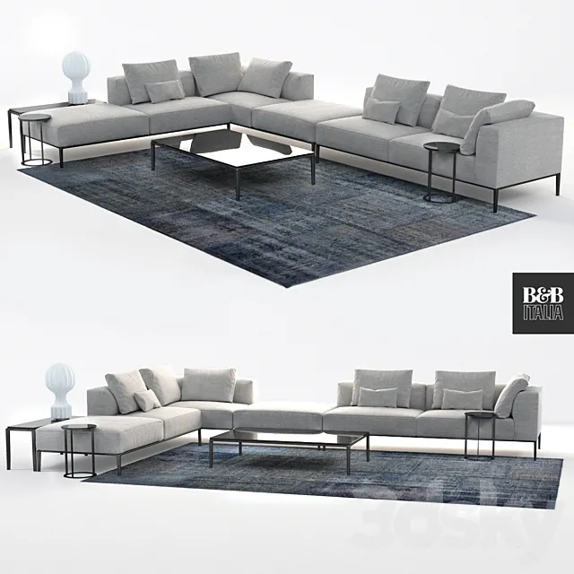 B & B Italia sofa _ michel effe _ 3D Model