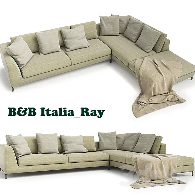 B & B Italia sofa Ray 3D Model