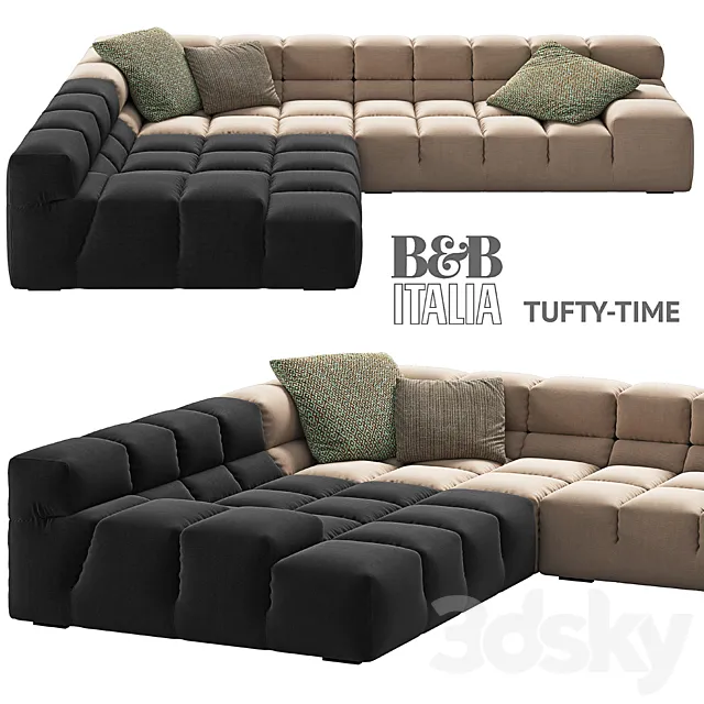 B & B Italia TUFTY-TIME 2 3D Model
