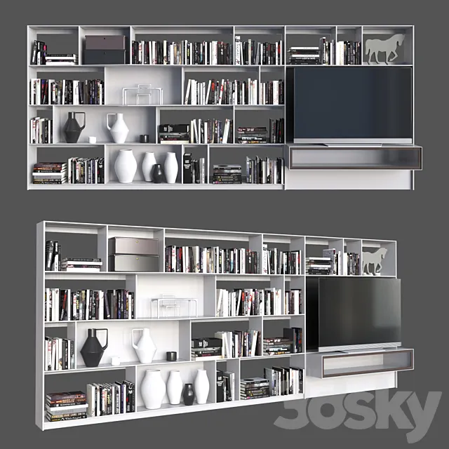 B & B Italia WALLSYSTEMS Flat.C 15 3D Model