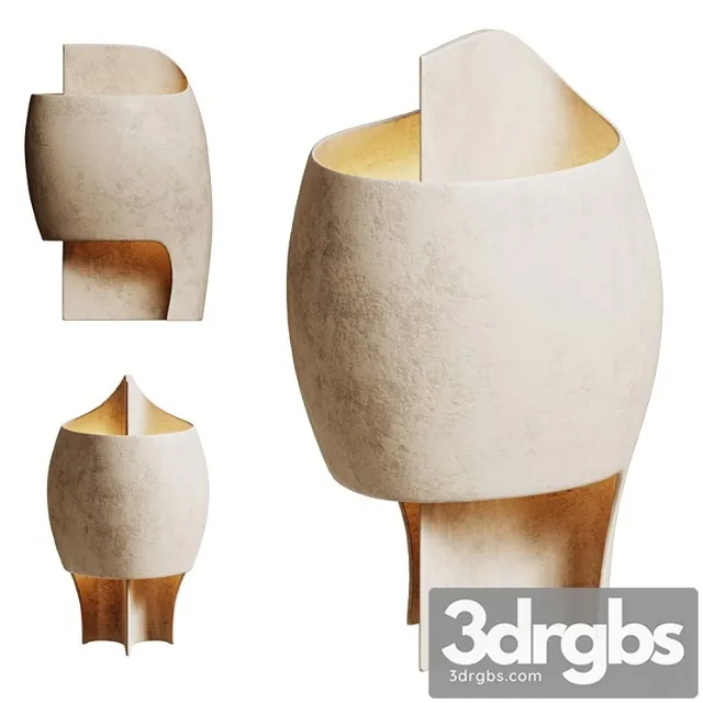 B Lamp White By Thierry Dreyfus X Nymphenburg 3D Model Free