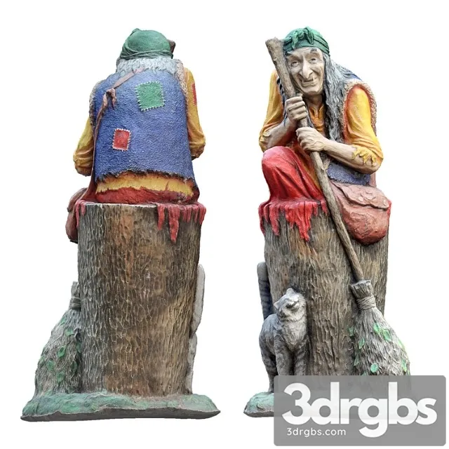 Baba Yaga Sculpture Park 3D Model Free