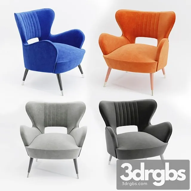 Babe armchair by munna 3D Model Free