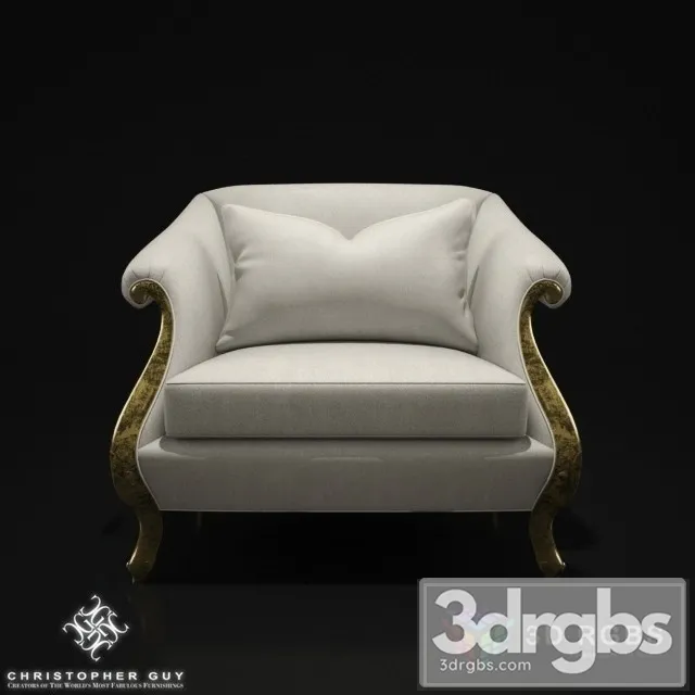 Babette Armchair 3D Model Free