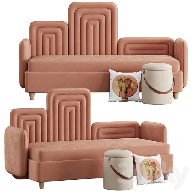 Baby bed Lollipop M Manifesto 3D Model