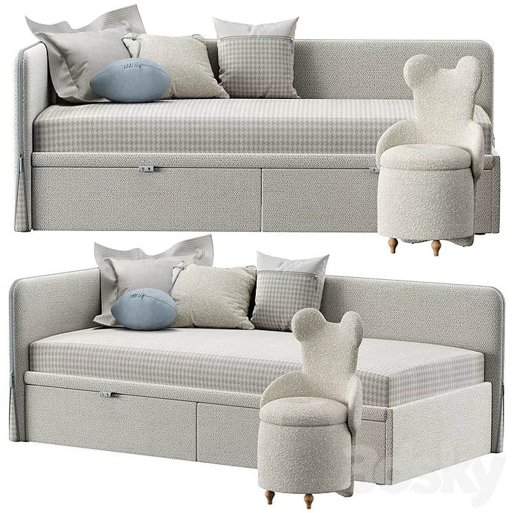 Baby bed ZIPP corner Manifesto 3D Model Free