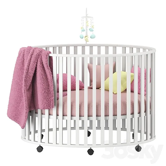 Baby Bed2 3D Model