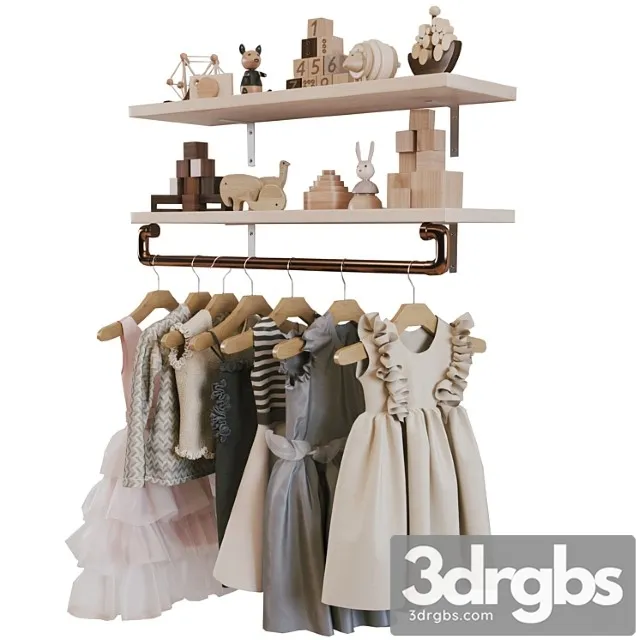 Baby Clothes 3D Model Free