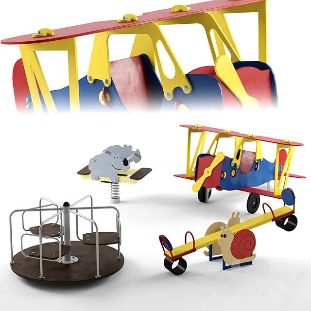 Baby equipment - our yard 001 3DModel