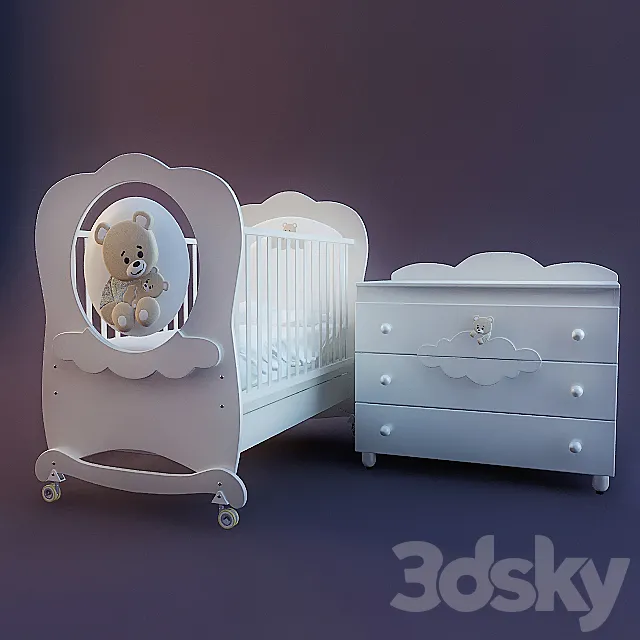 Baby Expert Abbracci by Trudi 3D Model