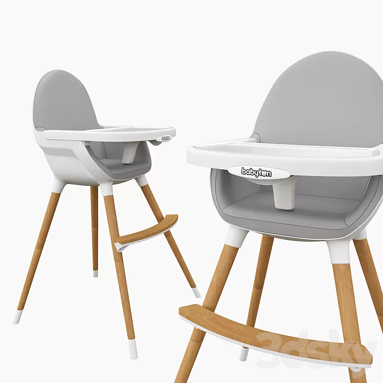 Baby feeding chair 3D Model