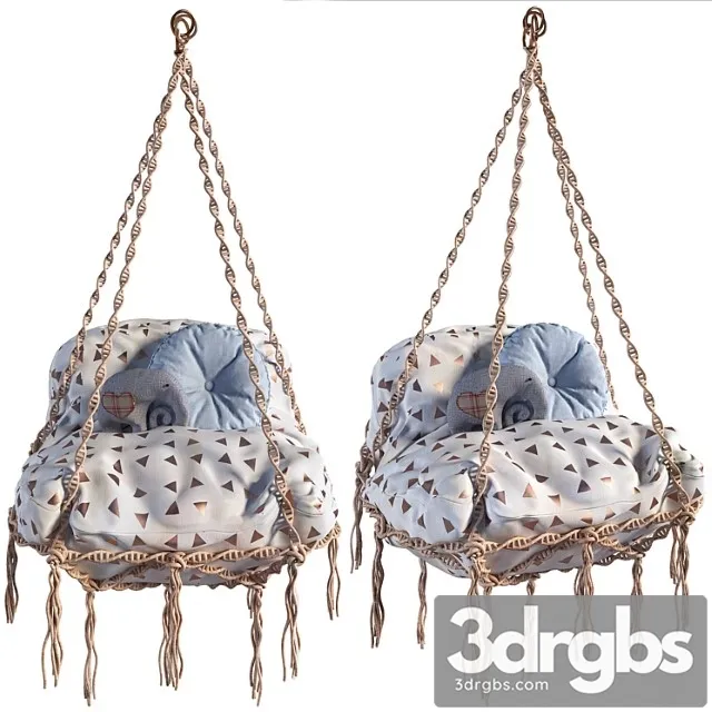 Baby Hanging Chair 3D Model Free