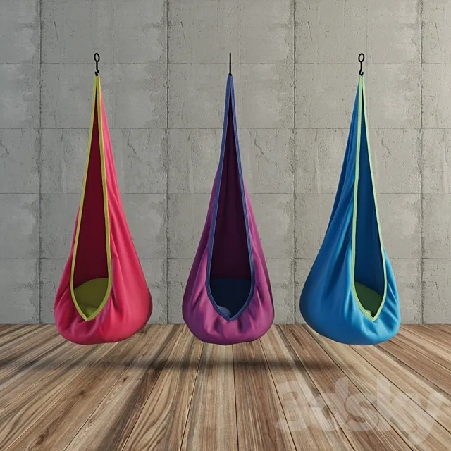 Baby Joki hanging chair with a pillow 3DModel