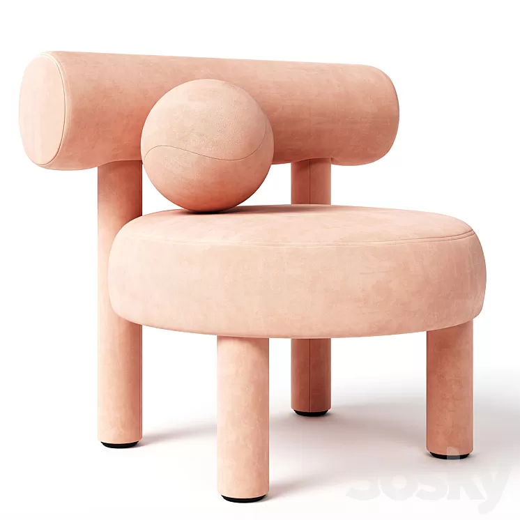 Baby Low Chair Gropius CS1 3D Model Free
