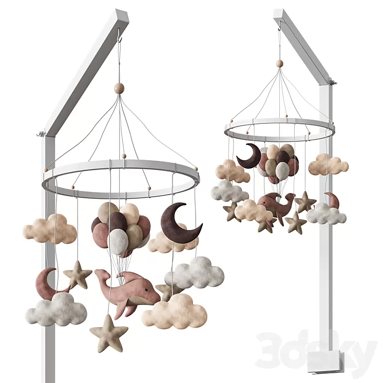 Baby mobile-3 3D Model