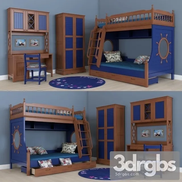 Baby Room 02 3D Model Free