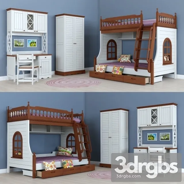 Baby Room 03 3D Model Free