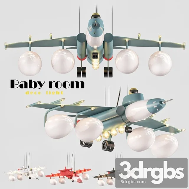 Baby Room Deco Light 3D Model Free