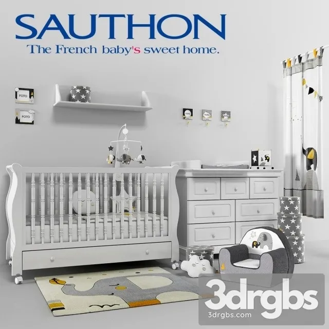 Baby Room Sauthon Babyfan 3D Model Free