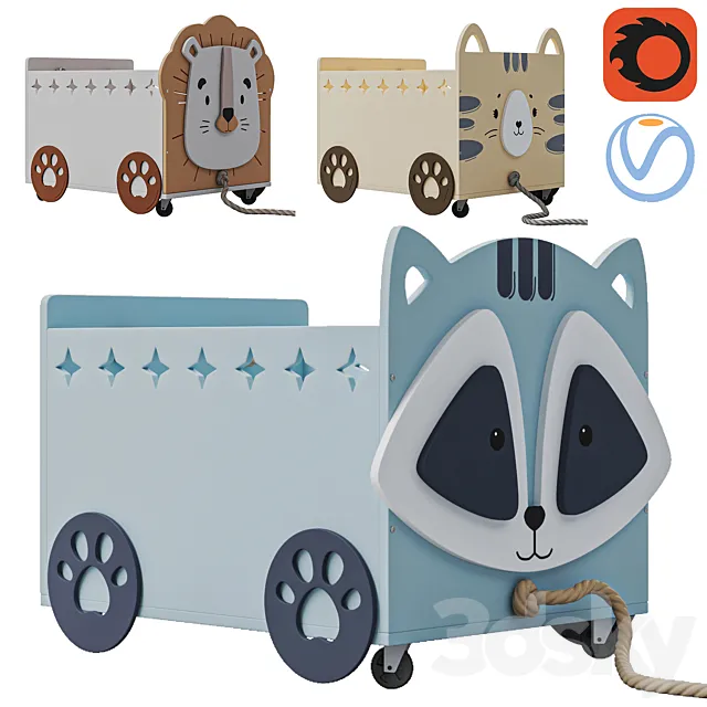 Baby Trolley 3D Model