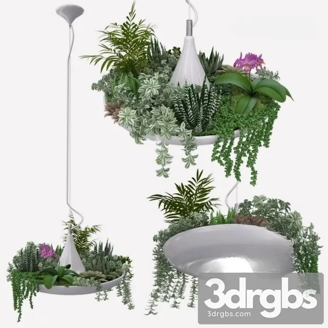 Babylon Plantable Lamp 3D Model Free
