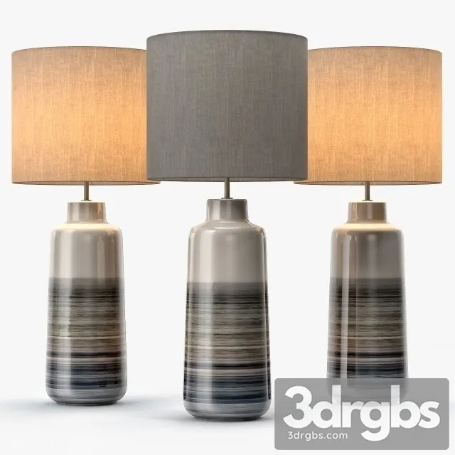 Bacari Large Table Lamp 3D Model Free