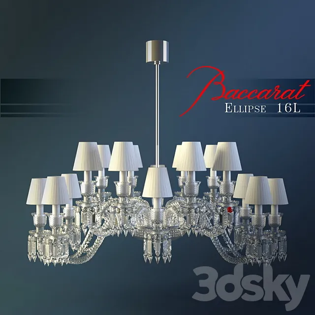 Baccarat - Ellipse 16L 3DModel