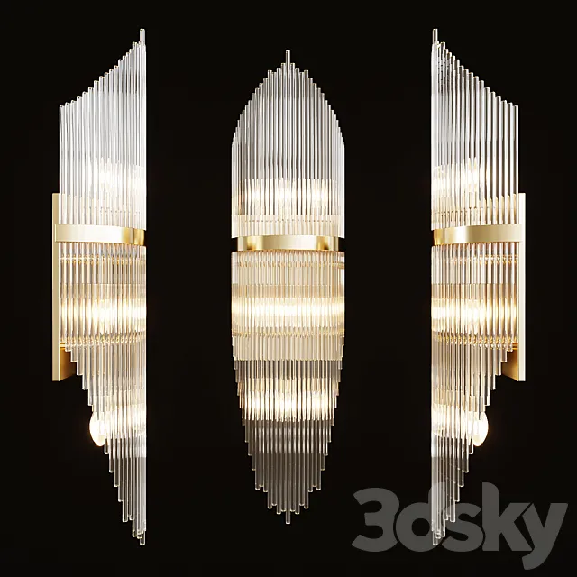 Bacchetta di vetro 3D Model