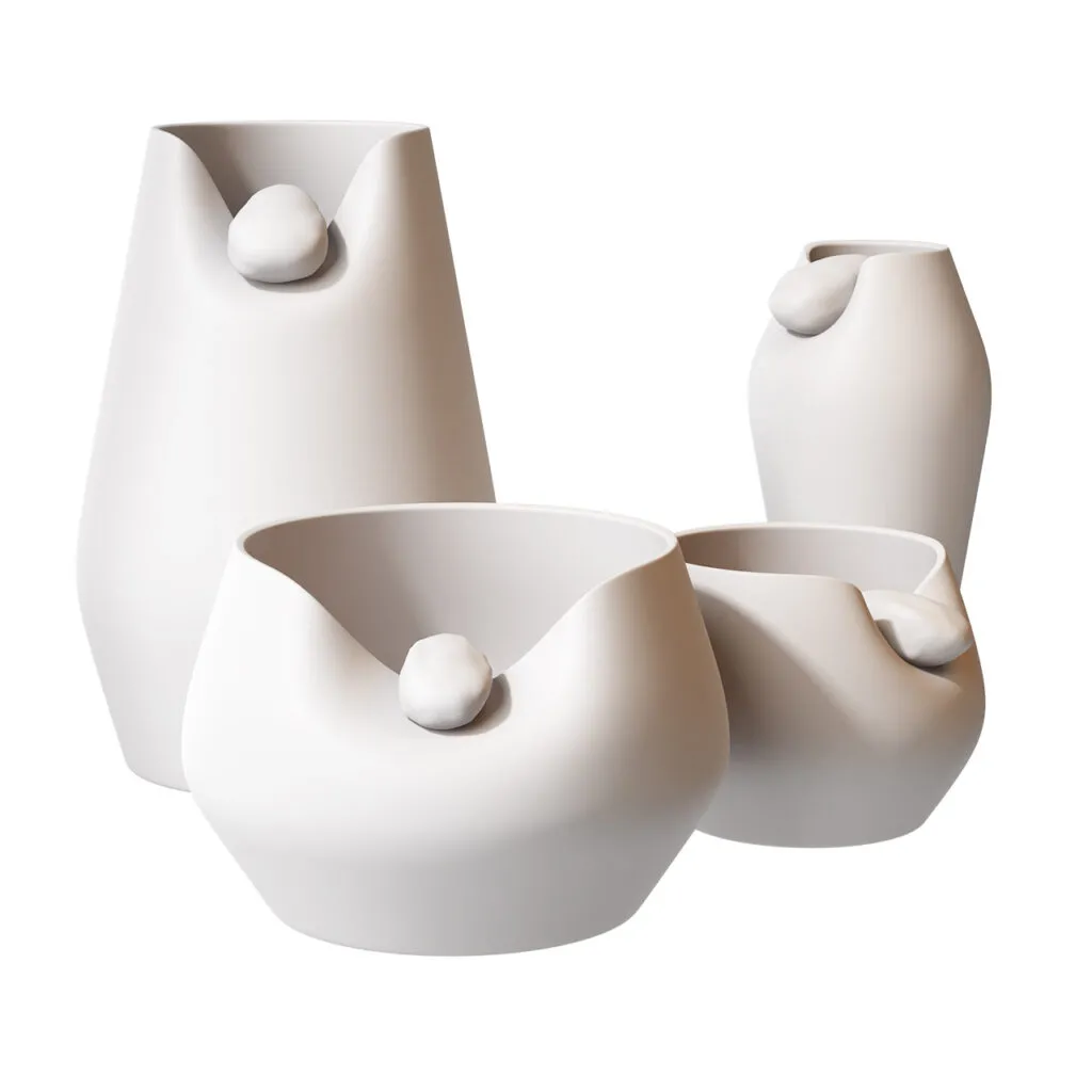 Bacio Ceramic Vases by Adriani e Rossi Edizioni