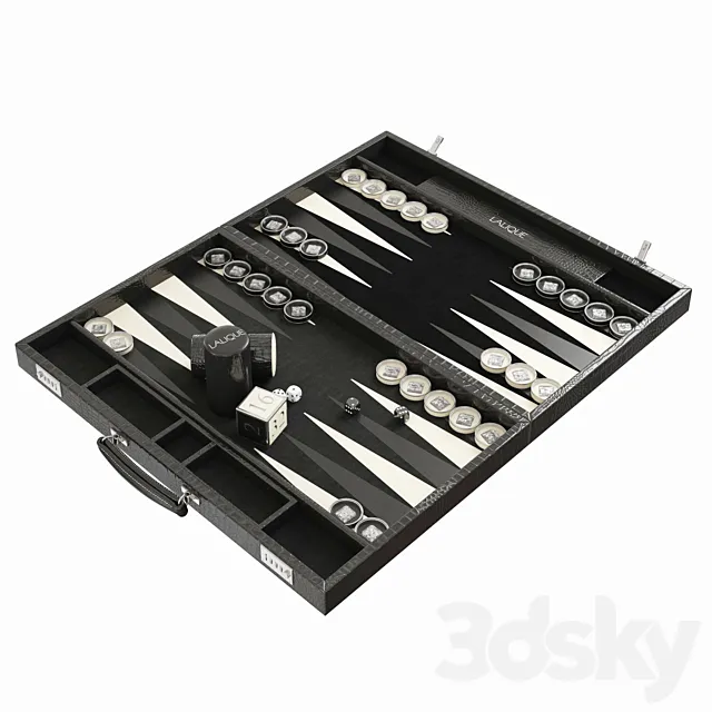 backgammon Masque de Femme 3DModel