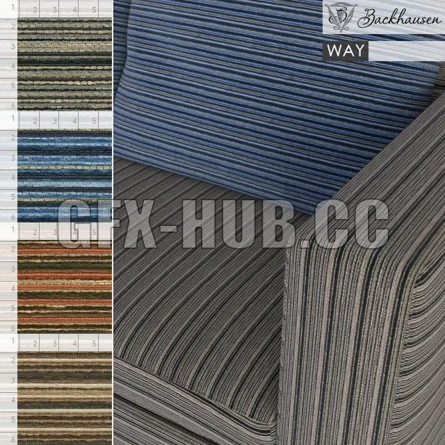 Backhausen Fabric WAY 3D Model