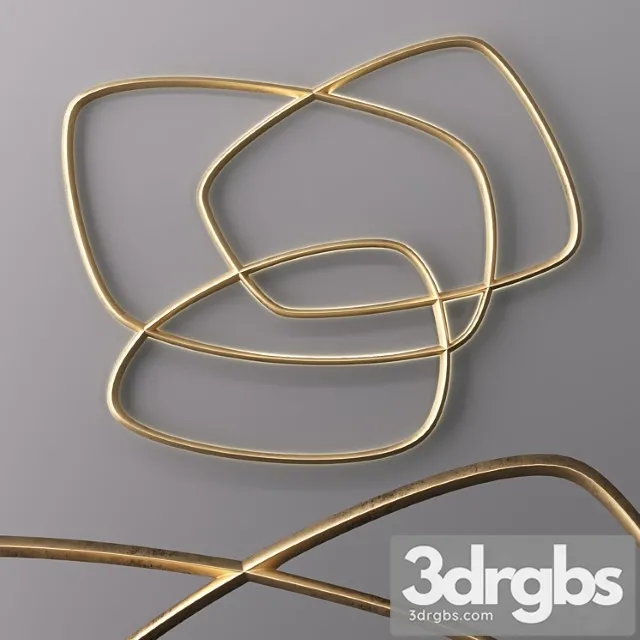 Backlit wall decor 3D Model Free