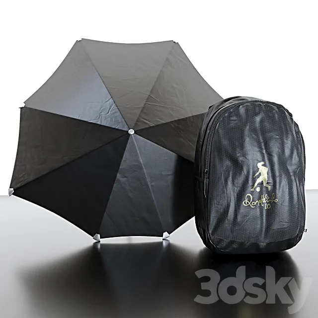 Backpack from Ronaldinho and umbrella company "Senz" 3D Model