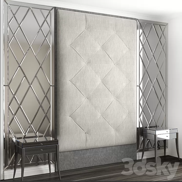 Backrest for bed_5 3D Model