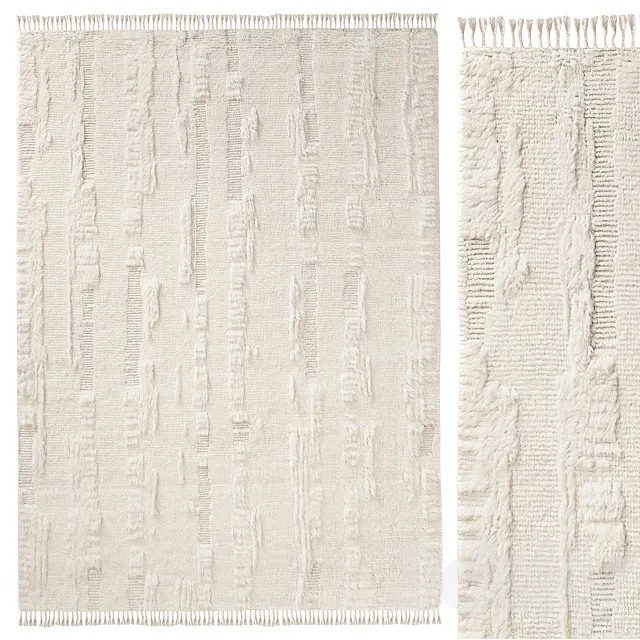 BADRI WOOL RUG 3D Model