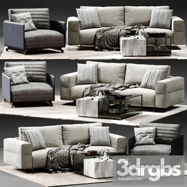 Bag 2 Seat  3D Model Free