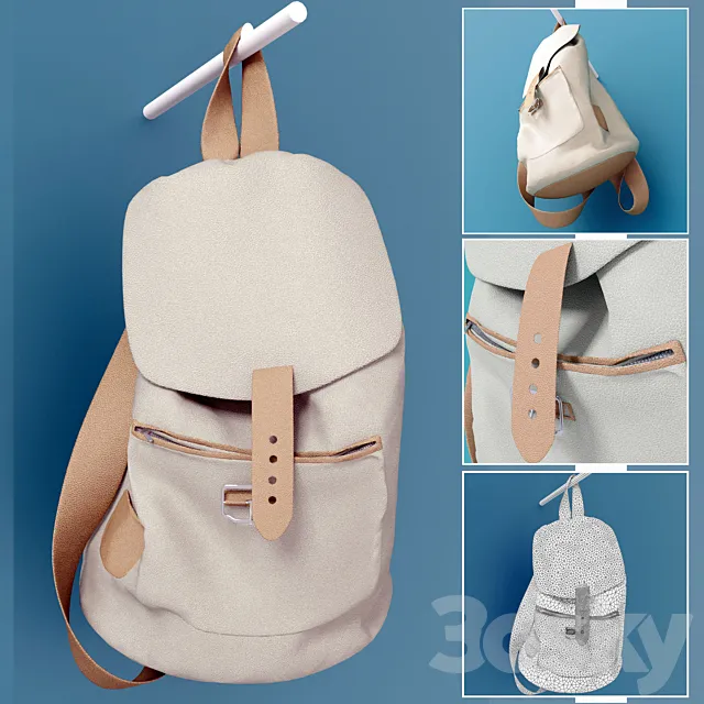 Bag-backpack 3DModel