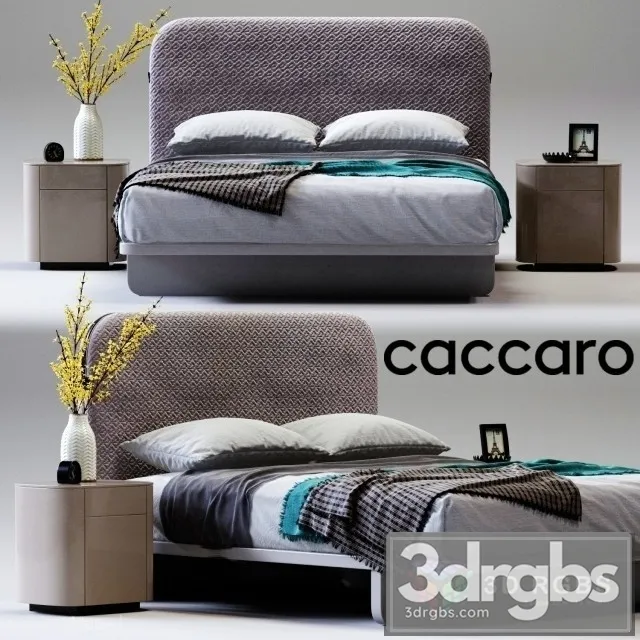 Bag Caccaro Bed 3D Model Free